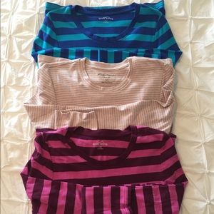 Set of THREE Eddie Bauer Long Sleeve Shirts size M